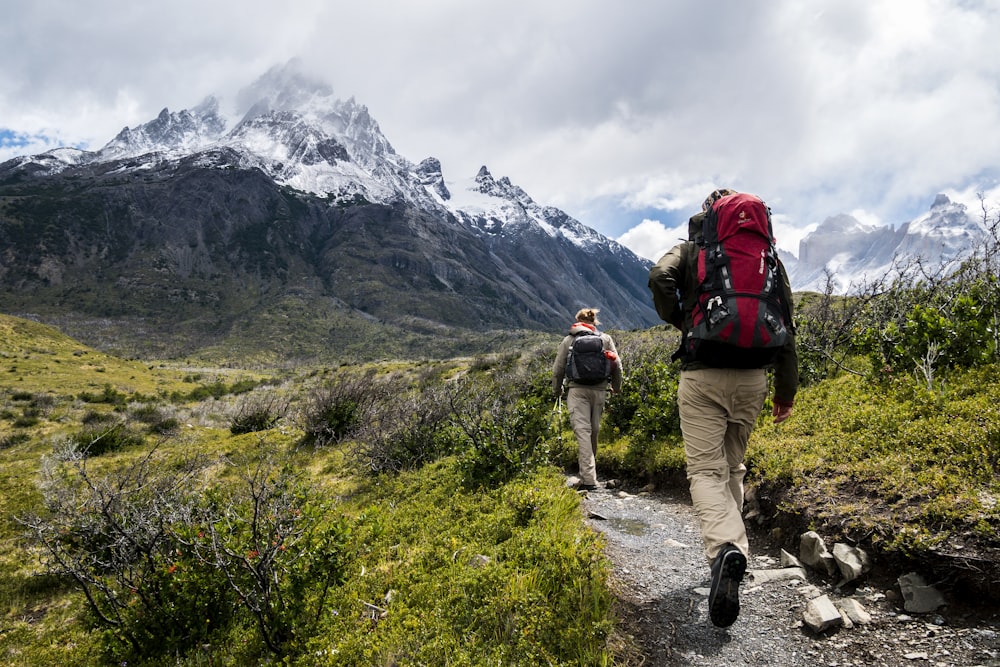 Outdoor hiking gear in natural light