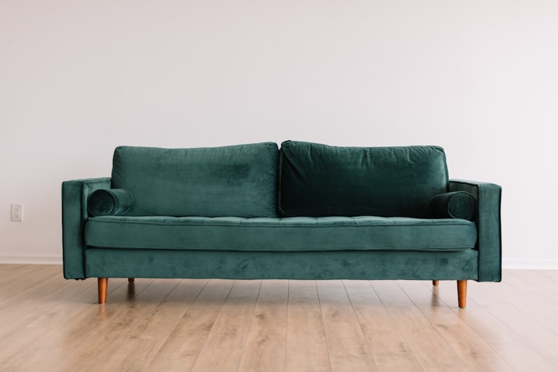 Modern sofa in a living room